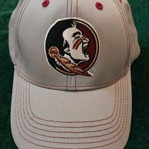 Gray Cap with Embroidered Logo